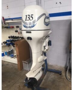 USED 2000 EVINRUDE 135 HP V6 25 IN OUTBOARD MOTOR