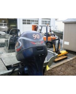 USED 2000 EVINRUDE 90HP FUEL INJECTED OUTBOARD MOTOR