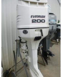 USED 2003 EVINRUDE 200 HP DI OUTBOARD MOTOR